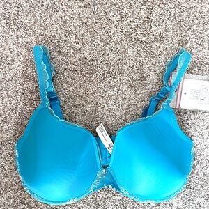 NWT Marie Jo lightly padded convertible bra. Floral embroidery, lace, pearl. 36D